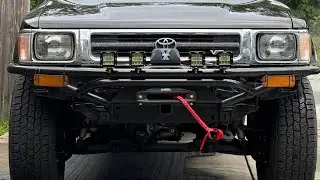 XBULL 10K WINCH INSTALLED ON TOYOTA PICKUP