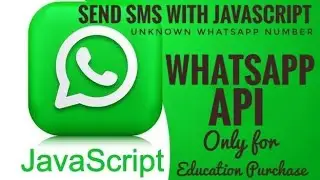 🔥javascript send message whatsapp web /send SMS javascript code 2023