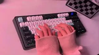AK870 Typing ASMR