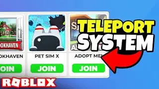 How to Make a TELEPORT SYSTEM in ROBLOX!