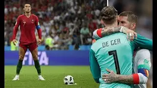 When Cristiano Ronaldo Paniced Sergio Ramos & David De Gea