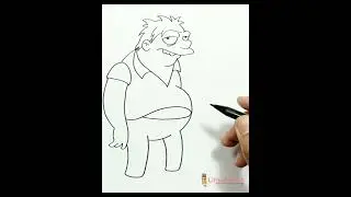 DRAWING BARNEY GUMBLE - THE SIMPSON