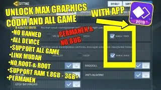 GFX TOOL UNLOCK MAX GRAPHICS CODM AND ALL GAME