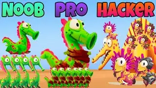 Dino bash - NOOB vs PRO vs HACKER