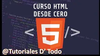 Curso Basico de HTML - 2(Insertar fondo de imagen en la pagina web)