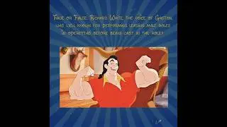 Gaston sings opera? #disney #animation #trivia