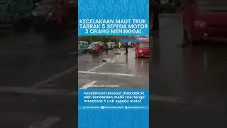 Kecelakaan Maut Truk Tangki Tabrak 5 Sepeda Motor di Balaraja Tangerang, 3 Orang Meninggal Dunia