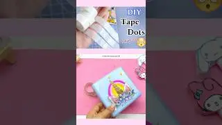 How To Make Tape Dots At Home Easily 😳 How To Make Glue Dots #tapedots #shorts #viralshorts