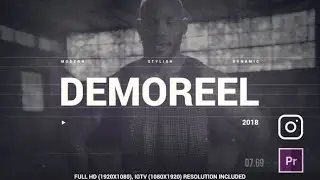Dynamic Demo Reel IGTV | Premiere Pro Opener Templates