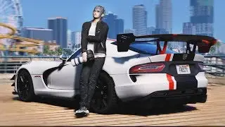 GTA 5 - DRIFT MONTAGE [ SRT RED DODGE VIPER REAL LIFE ]