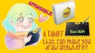 A Tablet that Can Make You Draw Anywhere!? || Huion HS64 Draw