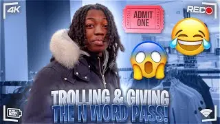 TROLLING RANDOMS PRANK AND GIVING N WORD PASS!! (IT GOT VIOLENT)