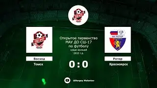 Восход (Томск) - Ротор (Красноярск)