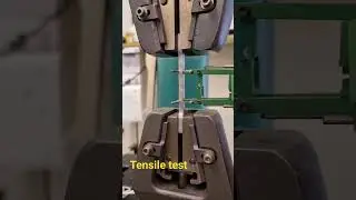 Tensile test of metallic materials 