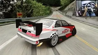 JZX100 Chaser l Assetto Corsa Touge Drifting l Assetto Corsa (CAMMUS - Steering Wheel Gameplay)