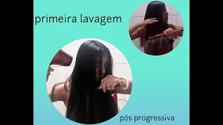 Primeira lavagem pós progressiva - Jaziella santos
