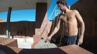 bricklaying trowel technique