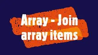PYTHON - Array - Join array items 