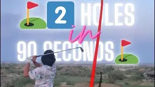 ⛳️2️⃣Holes in 90 sec⏱️ Part 4️⃣⁉️ Just a Dad documenting my sons Golf Journey. 🙏🏽thx for watching👀