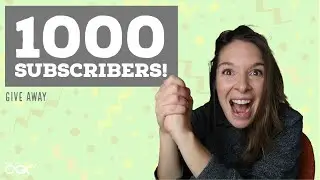 Celebrate 1k Subscribers with me! Book Giveaway!