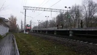 ЭП20-002 с двухэтажным поездом 045В Воронеж-Москва(Казанский вокзал)