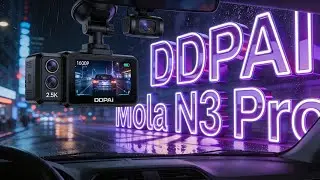 Видеорегистратор DDPAI Mola N3 Pro, 360| ОБЗОР