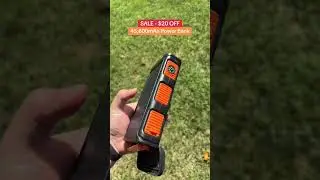 Dont miss the sale on the solar power bank with a hand crank #brandonveza #brandonvezareviews