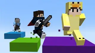 Minecraft Parkuru ama 2 Avcıya Karşı (FİNAL)
