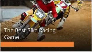 Bike Racing game. Amazing win.  