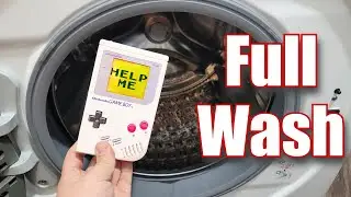 Cleaning a Nintendo Gameboy in a Washing Machine