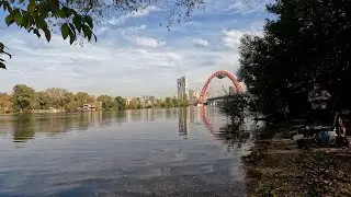Лесная велопокатушка, приехал в Крылатское, покатал в парке