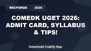 COMEDK UGET 2026 Exam Date, Syllabus & Preparation Tips | Top Colleges in Karnataka
