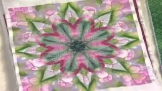 The quick and easy way to make a kaleidoscope quilt block