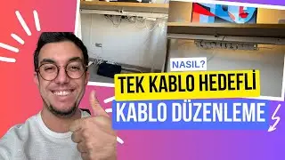 Tek Kablo Hedefli Kablo Düzenlemesi Yaptım - Yeni Çalışma Düzeni