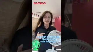 Why Namkoo Solar Fan is a Must-Have for Summer