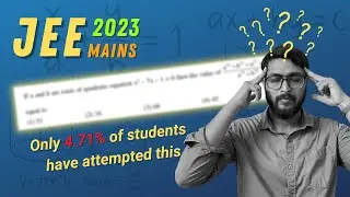 Most difficult question!! Asked in JEEMains 2023 #jeemains2023 #sandipsir