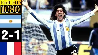 Argentina 2-1 France world cup 1978 | Full highlight | 1080p HD - Kempes