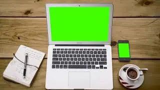 [No Copyright] Laptop Free green screen 
