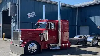September 15, 2023 обзор настоящей классики Peterbilt 359 EXHD (extended  hood) длинный капот Cat ￼