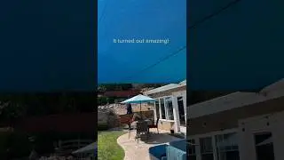 Adding a turquoise Shazeebo Shade Sail
