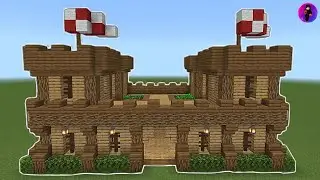 I Built an Easy Minecraft Castle! 🏰