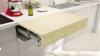 Ferrure pour plan de travail escamotable Oplà Top - ATIM