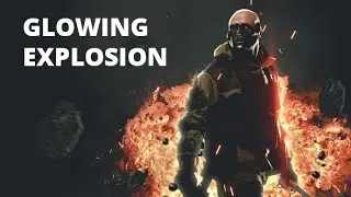 Glowing Explosion Photoshop Action