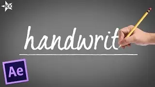 Handwritten Text Effect | Self Writing | After Effect Tutorial