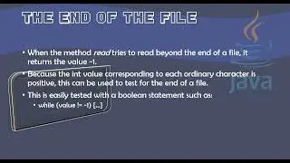 4.7 Test for the End of a Text File with BufferedReader