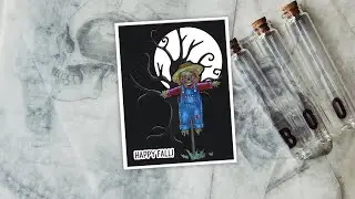 Spooky Atmospheric Coloring With Colored Pencils
