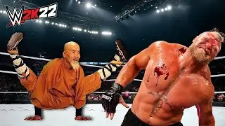 Brock Lesnar vs. GRAND MASTER (WWE 2K22)