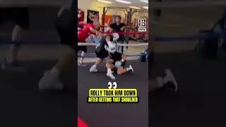 ROLLY ROMERO gets HEATED in the GYM 😳👀 