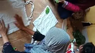 Pelatihan Batik Ecoprint Sesi 2 TBM Danurdara Manding Trirenggo Bantul