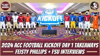 Top takeaways from Day 1 of the 2024 ACC Football Kickoff!